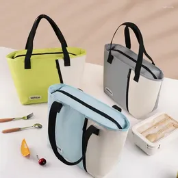 Storage Bags Reusable Lunch Tote Box For Man Woman Leakproof With Front Pocket Work Office Picnic Or Travel