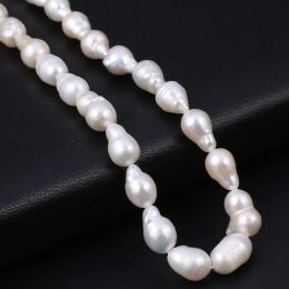 Beads Natural 100% Real Pearl Beads Irregural Shape Natural Baroque Pearl Beaded for Making DIY Jewerly Necklace Bracelet Gift