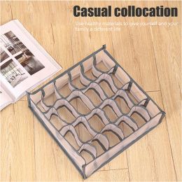 Underwear Socks Organiser Case Collapsible Wardrobe Clothes Storager Box Cabinet Drawer Sort Organise Household Tool
