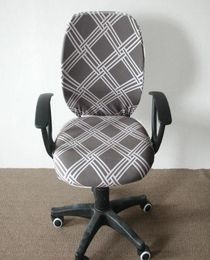 2pcsset Office Chair Cover Split Chair Back CoverSeat Case Stretch Computer Armchair Slipcovers Antidirty Seat Slipcovers8850896