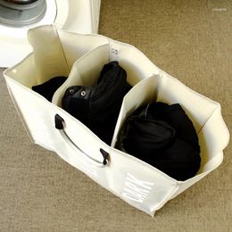 Laundry Bags Bag Foldable Basket Large Dirty Hamper Sorter Oxford Cloth Clothes With Aluminum Handle