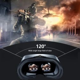 VRG Pro 3D VR Glasses Virtual Reality Full Screen Visual Wide-Angle Smart Headset Helmet For 5-7 Inch Smartphone Video Game