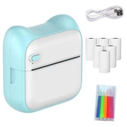 Stamps Mini Portable Printer Photo Printer Smartphone Inkless Label Printer Wireless Sticker Printer Compatible With Android iOS