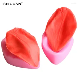 Baking Moulds LEAF FOLDER Shape Silicone Mould Fondant Cake Decorating Tools Soap