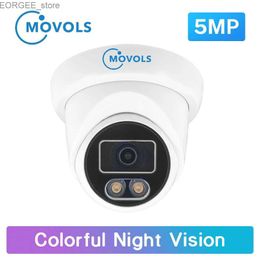 Other CCTV Cameras Movols 5MP Colourful Night Vision Securiry Camera AHD/TVI/CVI/Analog 4 IN 1 Video Surveillance CCTV Camera Waterproof Doom Camera Y240403