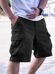Men's Shorts Plain Casual Comfy Cargo Summer Clothing