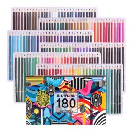 Pencils Professional Set Colouring Pencils of 180 Colours Soft WaxBased Cores Drawing Sketching Shading Colouring school supplies