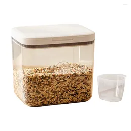 Storage Bottles Flour Dispenser Mess-free Multi-functional Rice Cereal Container Set For Kitchen Pantry Organization Easy