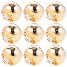 Candle Holders 12 Pcs Ball Glass Holder Deguisement Halloween Tea Light Jar Decortations Votive Candles Empty Cup