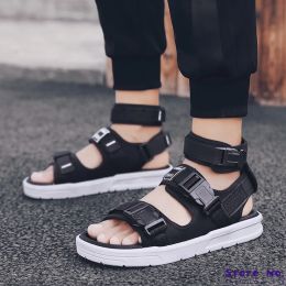 Sandals Gladiator Shoes For Men Ankle Designer Sandals Mens Fashionable Men Sandals Beach Shoes Black White Beach Water Footwear