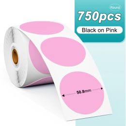 Paper Phomemo PM241/246S Shipping Label Printer Label Sticker Round Label Square Label Rainbow Color DIY Logo Design Small Business