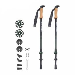 Sticks HomfulTrekking Poles Folding Hiking Stick Collapsible Hiking Poles Trekking Stick Walking Poles Nordic Walking Sticks