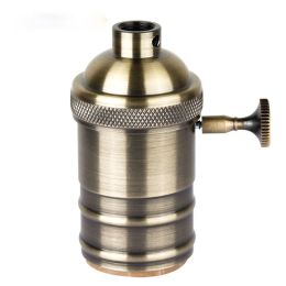 Brass Pendant Fitting Lamp Holder Vintage Copper Lamp Holder Socket E27 Light Socket Bulb Holder Copper Retro Lamp Light