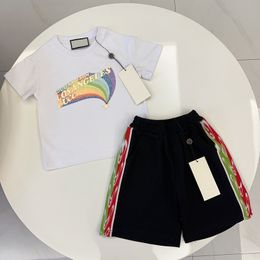 Designer Kid Tshirts Baby Short Sets Summer Cotton 100% Clothes Girls Boy T-shirt Children Tops Short Sleeve Letter Printed Shirts Shirt esskids CXD240433-6