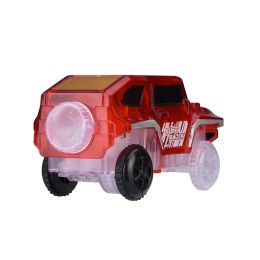 Truck Toy for Kids Electronics Special Car for Track Toys With Flashing Lights Educational Transforming Transport Carrier Truck