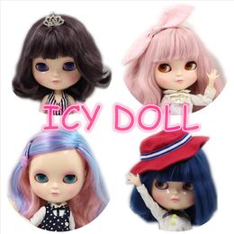 ICY Nude Doll 16 Joint Body Suitable for DIY 4 Eyes Colour Different Type Toy Gifts 240403