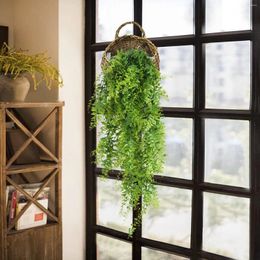 Decorative Flowers 2 Pcs Hanging Garland Vine Flower Trailing Bracket Plant Artificial Fashionable And Simple Home Simulation