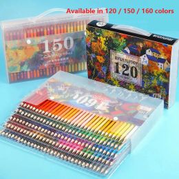 Pencils CHEN LIN 48/72/120 Colours Watercolour Drawing Set Oil Coloured Pencils Artist Painting Sketching Pencil for Student Art Supplies