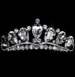 Stunning Shinny High Quality Big Rhinestone Crystal Pageant Tiara Crown Bridal Accessories Party Princess Queen Headpieces 1953608