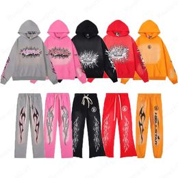 Hellstar Hoodie Men Graphic Tee Shirt Pullover Letter Print Long Sleeve Jumper with Pocket Mens Tops Mens Womens Hoodies Sweatpants 5834 1414