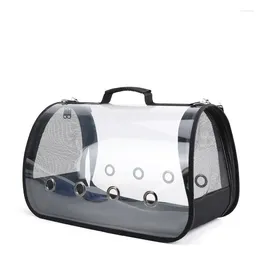 Cat Carriers Free Ship Bag Outdoor Portable Transparent Vehicle Shoulder Diagonal Span Breathable Foldable Pet Dog Backpack Knapsack