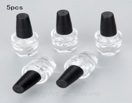 5PCSlot 3ML Nail Polish Bottle with Brush Refillable Empty Cosmetic Containor Transparent Glass bottle Nail Art Manicure Tool4746903