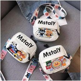 Plush Backpacks Wholesale Cute Printed Small Bag 2023 Cartoon Fashion Korean Edition Student Wide Shoder Strap One Crossbody Drop De Dhtka