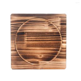 Table Mats Griddles Stone Bowl Mat Heat Insulation Stove Protective Wooden Pot Pad Heat-resistant For Home Holder