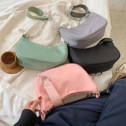 Bag Nylon Crossbody Bags For Womens 2024 Leisure Summer Chain Shoulder Simple Handbags Female Travel