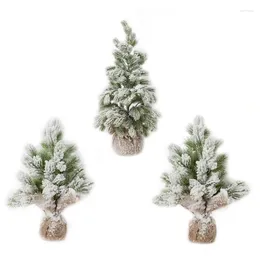 Decorative Flowers Artificial Christmas Tree With Led Light Landscape Decor Accessory Supplies For Restaurant Dining Room Party Drop