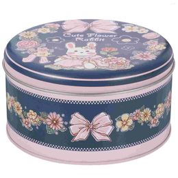 Storage Bottles Candy Packing Box Tinplate Cookie Tin Holiday Biscuits Treat