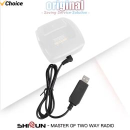 Baofeng Charger Cable UV 5R UV 82 Desktop USB Charger Cable For DM-1701 UV 10R DR-1801 Walkie Talkie UV 9R Plus UV S9 Ham Radio