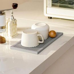 Table Mats Water Filter Bar Eco-friendly Silicone Mat Set For Wine Glasses Non-slip Insulated Modern Minimalist Design