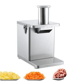 Automatic Vegetable Dicing Machine Commercial Carrot Potato Onion Slicer Machine Electric Multifunctional Lemon Cutter