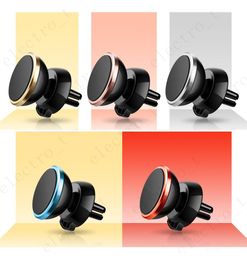 High Quality Newest Strong Magnetic Car Air Vent Mount For iPhone Samsung Universal mobile phone Phone Holder With Retail Package