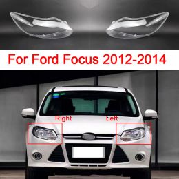 For Ford Focus 2012 2013 2014 Car Headlight Cover Left/Right PVC Headlight Shell Plexiglass Headlamp Shell Car Accessories