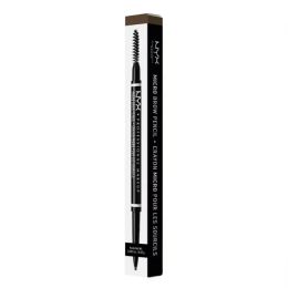 Mico Brow Pencil Extremely Fine Double-Ended Eyebrow Pencil with Eyebrow Brush Black Eye Brow Pencil Eyebrow Tint Cosmetics
