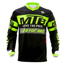 MTB Racing Long Sleeve Mountain Bike Anti-UV Downhill Jersey MTB Bike Cycling Jerseys Breathable DH Motocross Shirt Sweatshirt