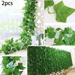 Decorative Flowers Fake Artificial Hanging Plants Faux Garland Home Leaf Vine Decor Doors Fences Floral Greenery Special Occasion