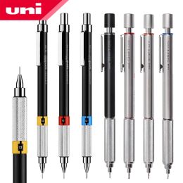 Pencils UNI M5552/1010 Metal Mechanical Pencils 0.3 / 0.5 / 0.7 / 0.9 Mm Student Activity Lead Low Centre of Gravity Pencil School