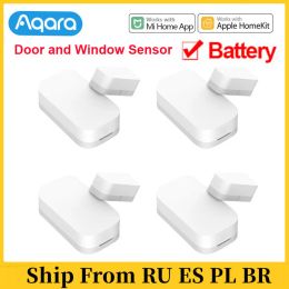 Control 120pcs Aqara Door Window Sensor Zigbee Wireless Connection Smart Door Sensor Work With Mijia Gateway XiaoMi Home Honekit APP