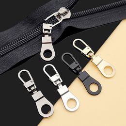 5Pcs Metal Detachable Zipper Puller Replacement Tab Zipper Slider Head Repair Kit for Suitcases Luggage Backpack Purses Handbags