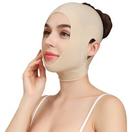 Sleep Bandage Lifting v Face Firming Sagging Law Pattern Double Chin Masseter Muscle Massage Skin Beauty Mask to Stop Snoring