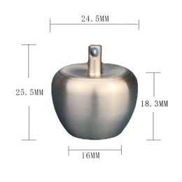 Aluminium Pill Box Apple Shape Delicate Seal Medicine Organiser Box Keychain Outdoor Pocket Pill Waterproof Holder Container
