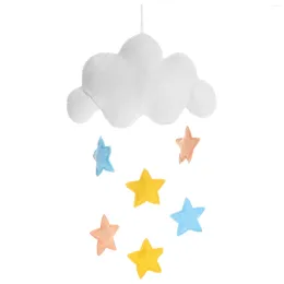 Decorative Figurines Cloud Hanging Decor DIY Baby Room Kids Decoration For Shower (Star)