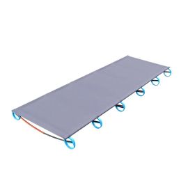 Furnishings Camping Folding Bed Ultralight Single Tent Cot Portable Sleeping Bed Alloy Frame