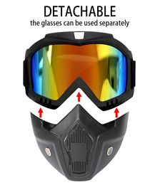 Ski goggles for motocross and cycling sunglasses for snowboarding tactical motorbike helmet face masks UV protection5370910