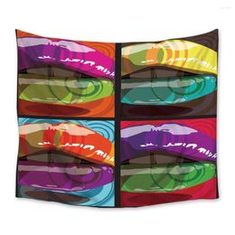 Tapestries Colorful Sexy Lips Tapestry Wall Hanging Bedspread Art Decor Blanket Throw Towel Window Curtain Yoga Mat