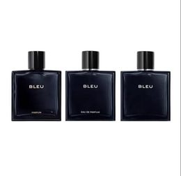 2024 fragrance 100ml Bleu perfume Eau De Parfum pour homme spray time Lasting Blue edt man Cologne Spray classic smell gentleman fast delivery