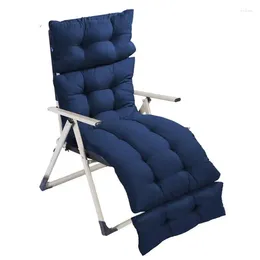 Pillow Chaise Lounge Outdoor Waterproof High Back Seat S Garden Patio Comfortable Chair Pads